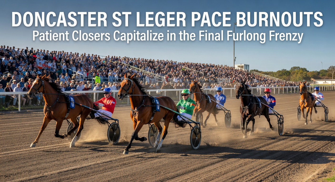 Chart illustrating pace burnout trends in St Leger finishes, highlighting closer dominance in recent years